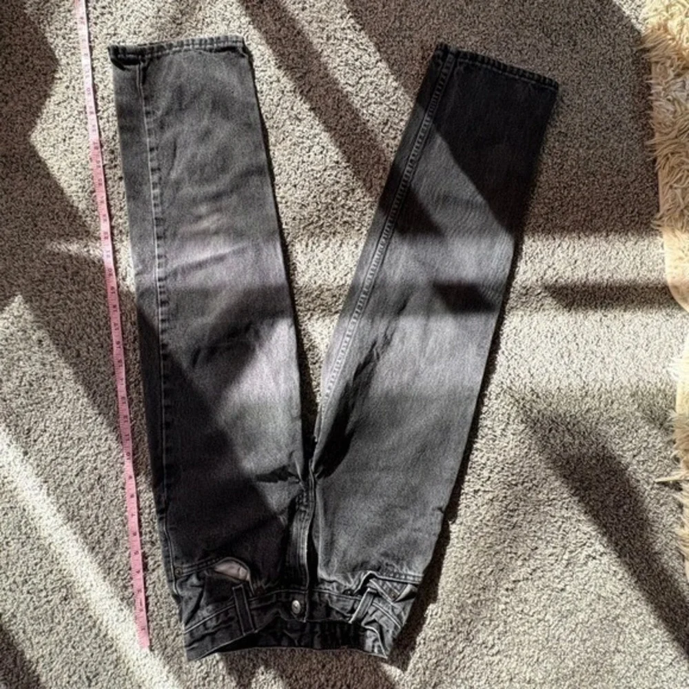 Levi's 550 Relaxed‎ Fit Jeans Kids Size 10 Black Made in USA Vintage Denim